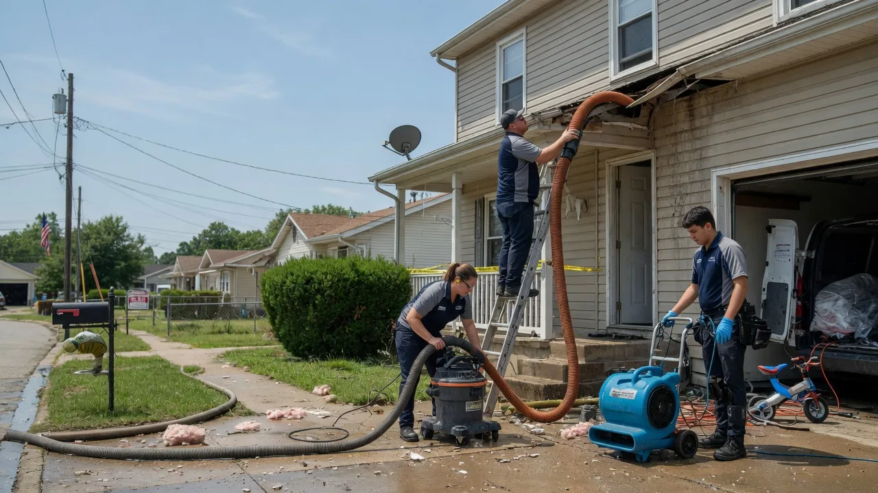 Water Damage Restoration in Collison, IL near me